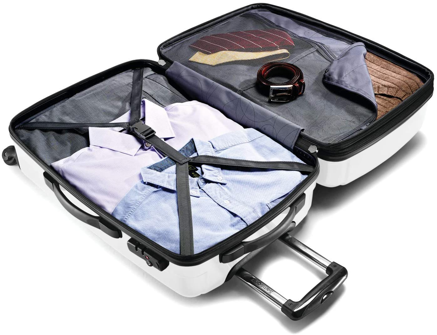 Samsonite Winfield 2 Hardside Expandable Luggage with Spinner Wheels, Charcoal, Checked-Large 28-Inch