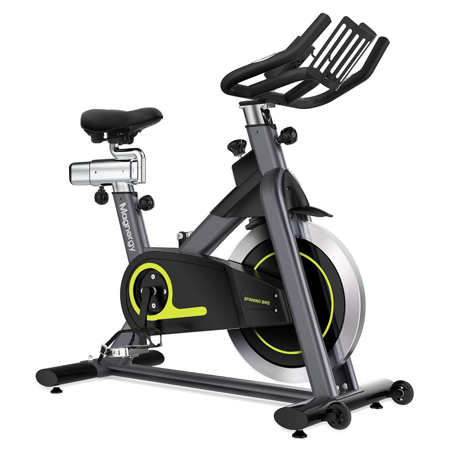 Magnergy Spin Bike - Magnetic Exercise Heavy Duty Stationary Bike - JOY2ESpree