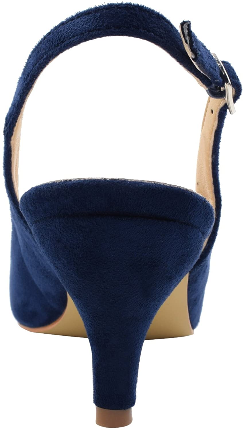 Greatonu Womens Slingback Dress Pump