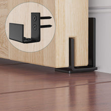 
                        
                          Load image into Gallery viewer, Homlux Heavy Duty Sliding Barn Door Floor Guide,Adjustable Roller,Wall Mount System,Flush Bottom Design,Floor and Door Panel Non-Damage(Floor Guide-3)
                        
                      