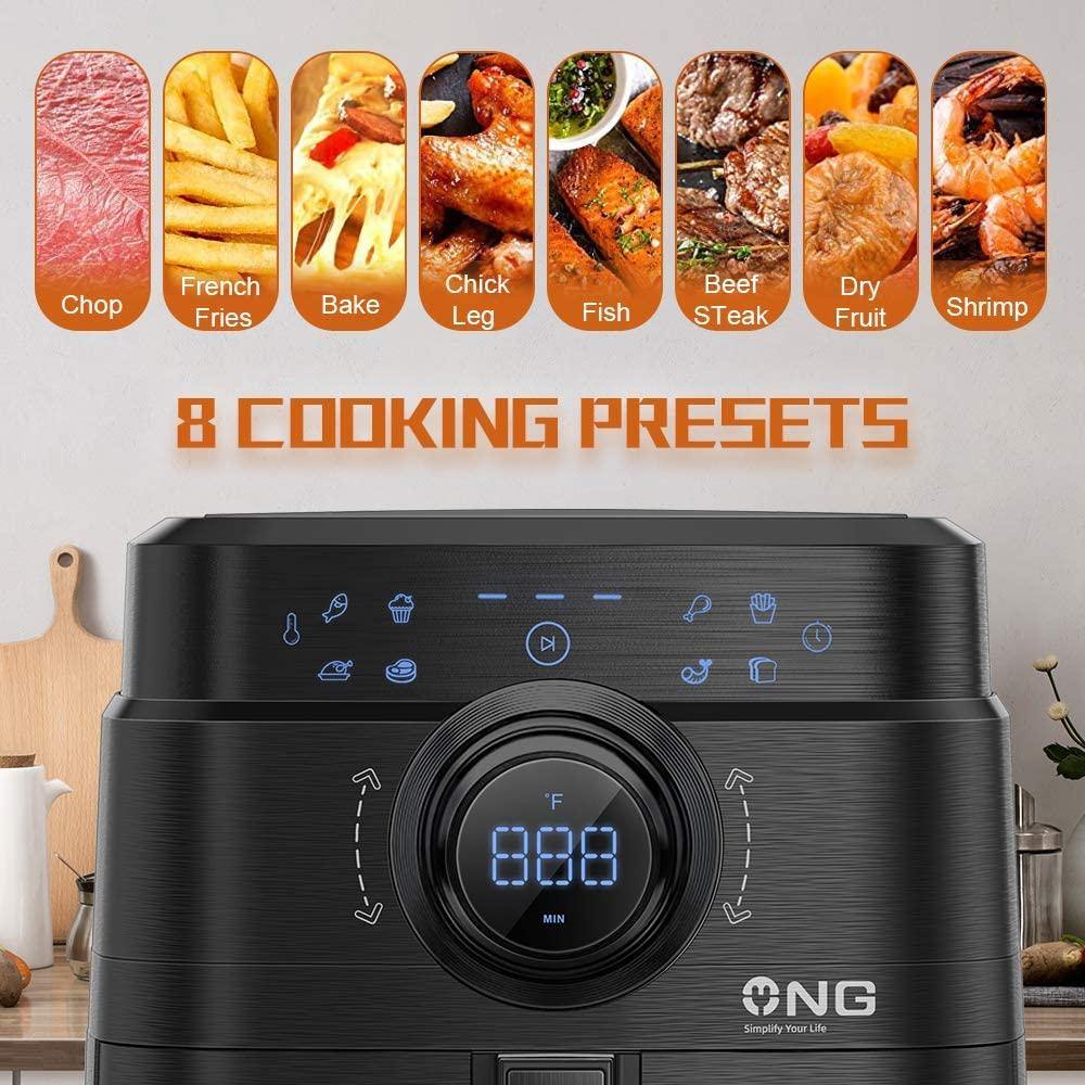 Air Fryer Toaster Oven Combo 8-in-1 Countertop Rotisserie & Dehydrator - JOY2ESpree