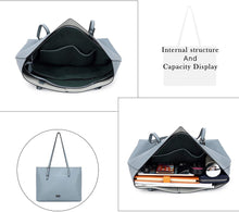 
                        
                          Cargar imagen en el visor de la galería, K.EYRE Women's Soft Faux Leather Tote Bag Purse Handbags Wallet Tote Shoulder Bag Purse Large Capacity
                        
                      