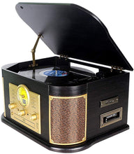 
                        
                          將圖片載入圖庫檢視器 Cassette Record Player,Phonographs DLITIME 3-Speed Vinyl Turntable Built-in Bluetooth 2x9W Speakers - JOY2ESpree
                        
                      