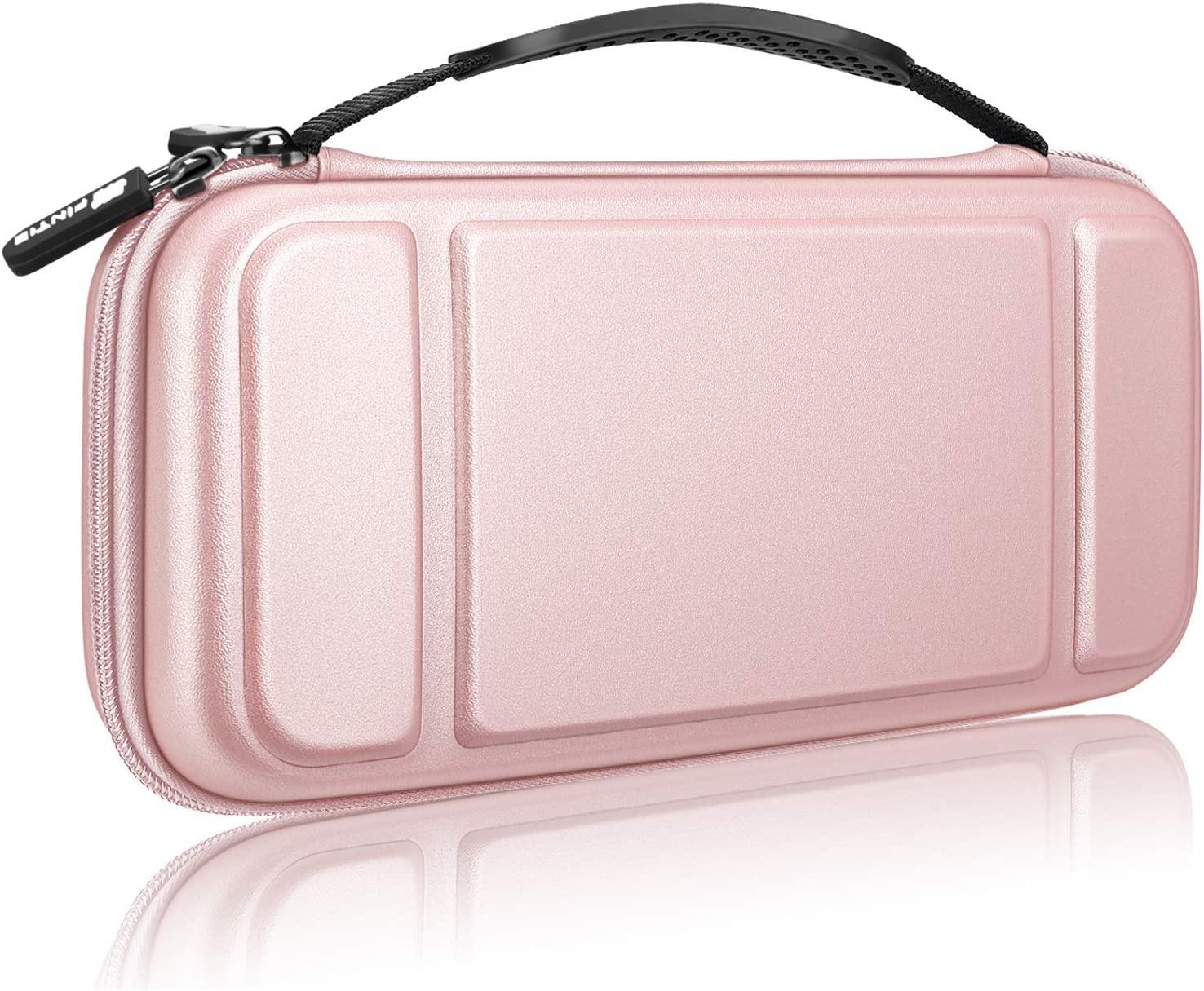 Fintie Carry Case for Nintendo Switch - [Shockproof] Hard Shell Protective Cover Travel Bag w/10 Game Card Slots - JOY2ESpree