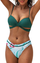 
                        
                          画像をギャラリービューアに読み込む, CUPSHE Women's Wrap Top Floral Bottom Bathing Suit Two Piece Sexy Swimsuit
                        
                      
