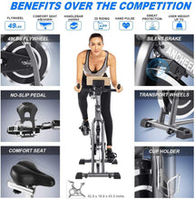 
                        
                          將圖片載入圖庫檢視器 ANCHEER Indoor Cycling Bike, Stationary Exercise Bike with Heart Rate Monitor - JOY2ESpree
                        
                      