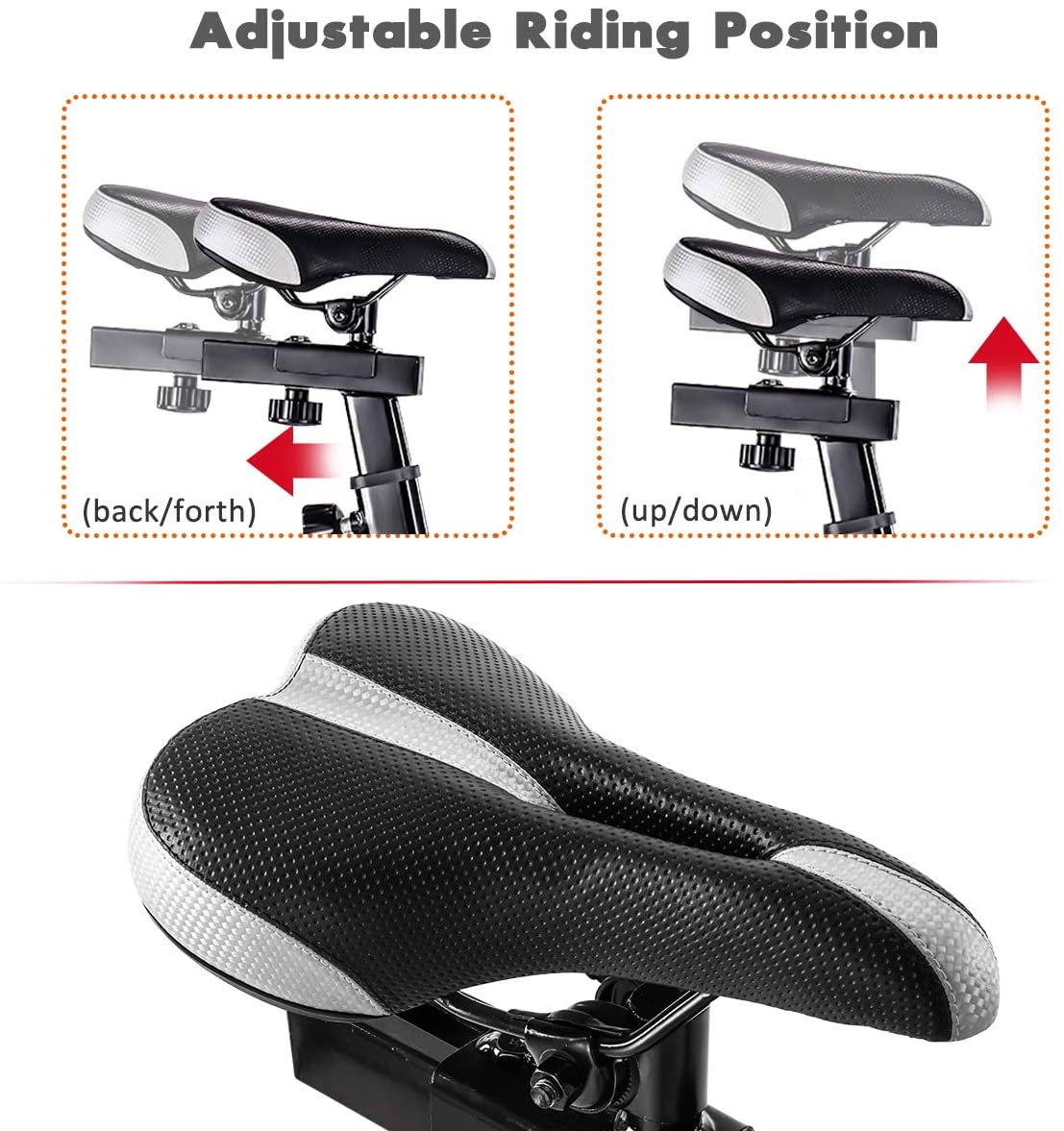 Merax Exercise Bike Spin Bike Stationary Indoor Cycling Bike Workout Bike for Home Use - JOY2ESpree