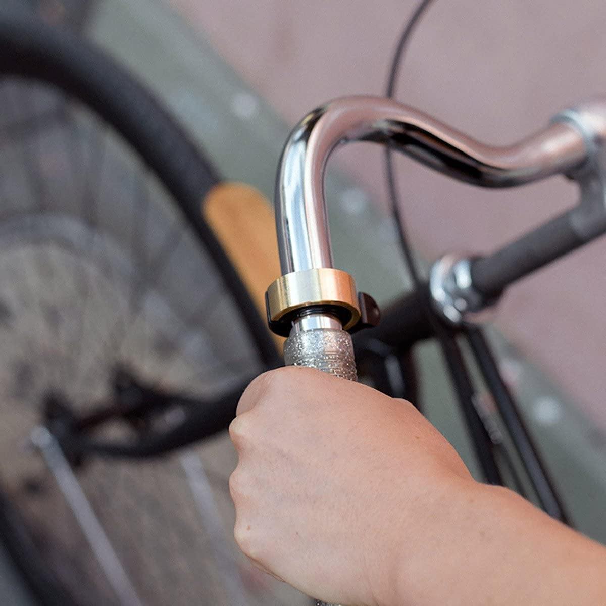 Knog Oi Bike Bell - Original & Luxe Styles, Built in Cable-Clip, Adult/Youth Bicycle Bell (Black, Copper, Brass, Aluminum)