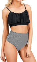 
                        
                          Muat gambar ke penampil Galeri, CUPSHE Women's High Waisted Falbala Bikini Set
                        
                      