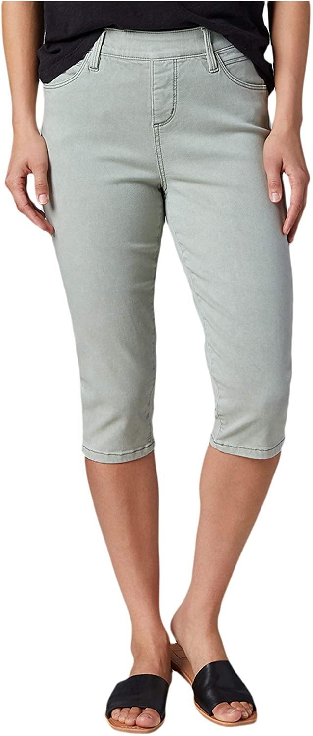Jag Jeans Bryn Pull-On Twill Pedal Pusher in Twill