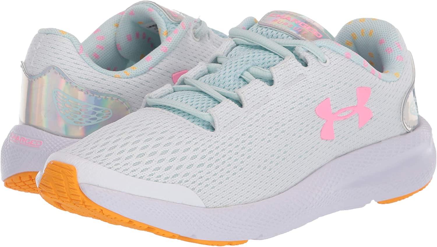 Under Armour Unisex-Child Grade School Charged Pursuit 2 Prism Sneaker - JOY2ESpree