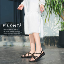
                        
                          Muat gambar ke penampil Galeri, MEGNYA Women's Comfortable Walking Sandals with Arch Support Waterproof for Walking/Hiking/Travel/Wedding/Water Spot/Beach
                        
                      