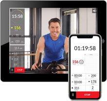 
                        
                          Cargar imagen en el visor de la galería, Women’s Health Men’s Health Bluetooth Indoor Cycling Bike with OPTIONAL 6 Month Subscription of the MyCloudFitness App - JOY2ESpree
                        
                      