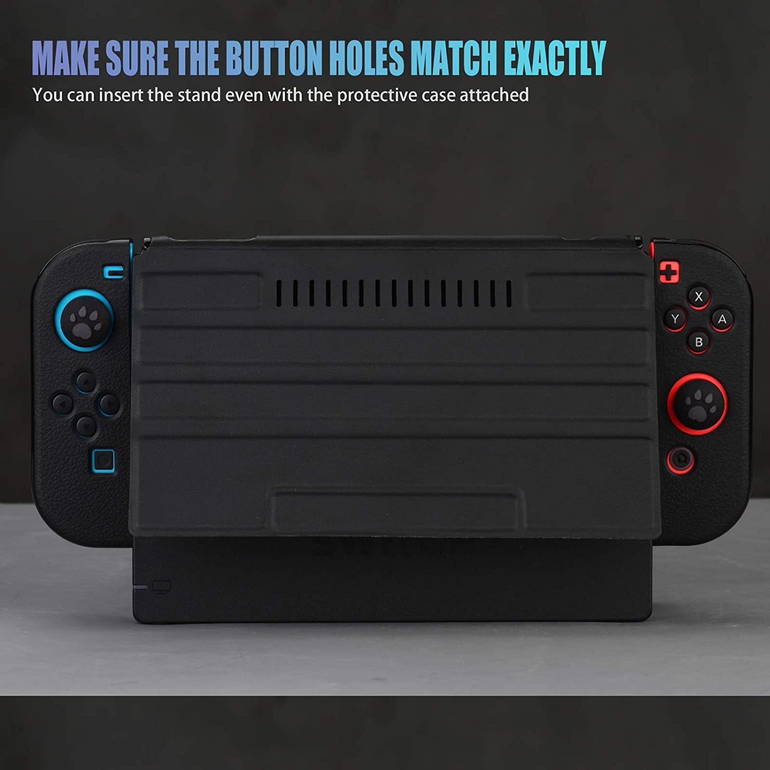 UYIYE Case for Switch - Protective Hard Case for Switch- Dockable TPU Shell Cover for Handheld Video Game Controller - Case Cover for Switch - JOY2ESpree