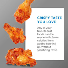 
                        
                          Cargar imagen en el visor de la galería, PowerXL Air Fryer Pro, Crisp, Cook, Rotisserie, Dehydrate; 7-in-1 Cooking Features; Deluxe Air Frying Accessories; 3 Recipe Books (6 Qt, Black) - JOY2ESpree
                        
                      