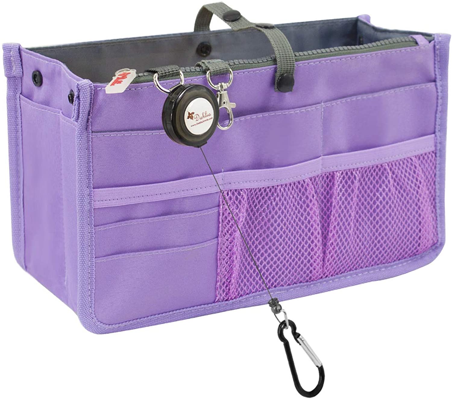 Dahlia's Patented Handbag Purse Organizer Insert - STURDY Flexible