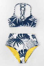 
                        
                          Muat gambar ke penampil Galeri, CUPSHE Women's High Waisted Bikini Floral Lace Up Two Piece Swimsuits
                        
                      