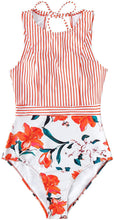 
                        
                          將圖片載入圖庫檢視器 CUPSHE Women's Striped Leafy One Piece Swimsuit
                        
                      