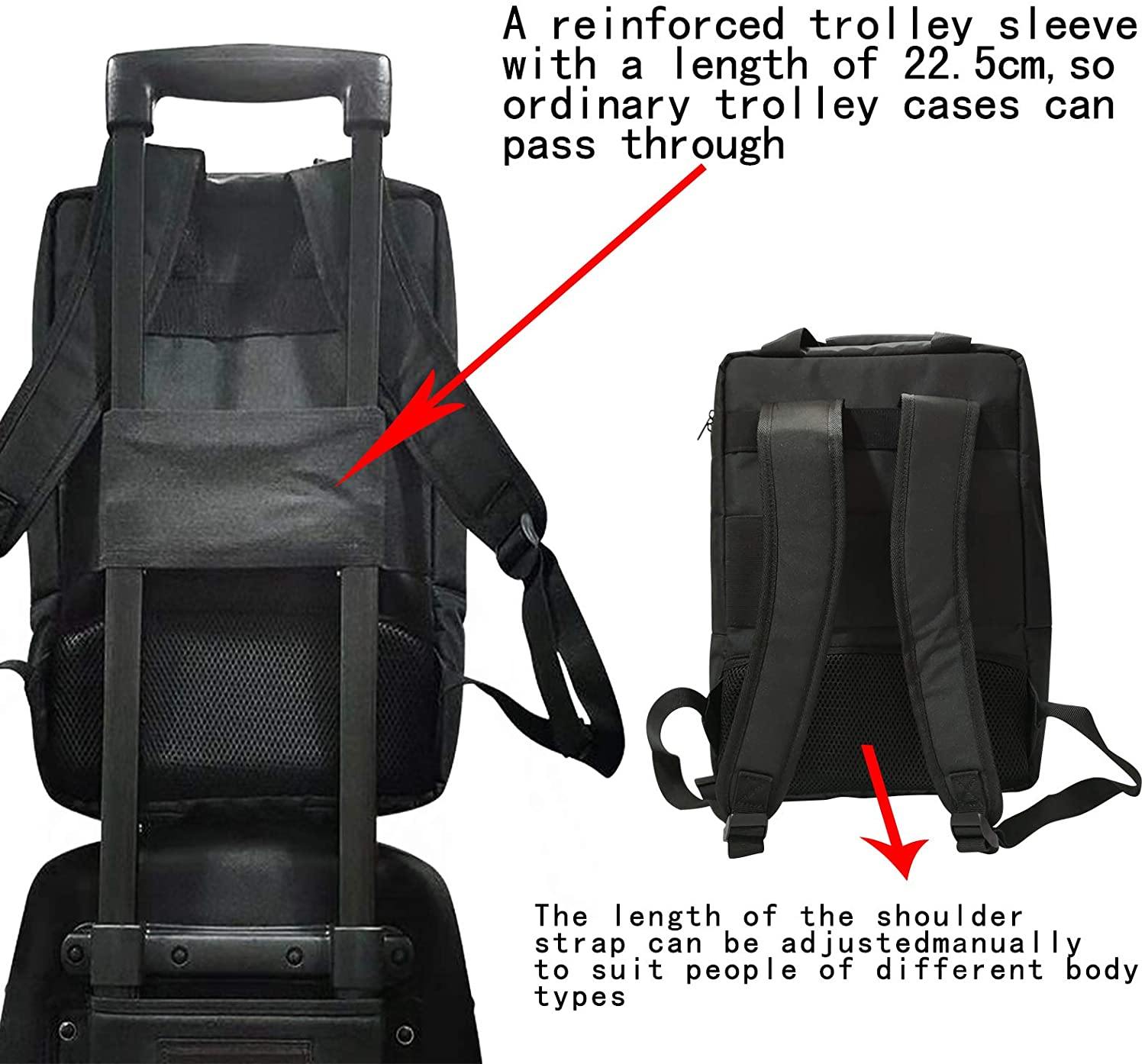 PS5 Carrying Case Portable Shockproof PS5 Travel Bag Compatible with Playstation 5 Console, 3 Layers Travel Backpack Large Capacity Storage Bag - JOY2ESpree
