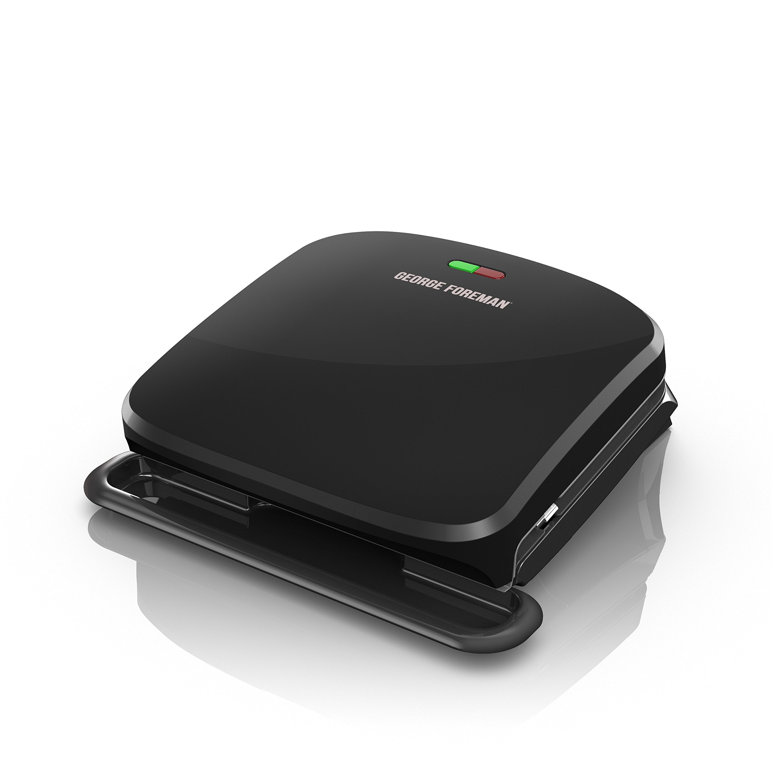 George Foreman 4-Serving Removable Plate Grill and Panini Press, Black, GRP360B - JOY2ESpree