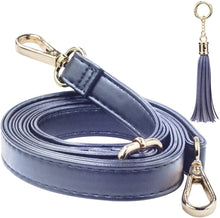 
                        
                          Muat gambar ke penampil Galeri, SUPXINJIA Leather Purse Strap Replacement - Adjustable for Handbags Crossbody or Shoulder Bags 34-59 Inch Long, 0.7 Inch Wide, Black with Gold Clasp
                        
                      