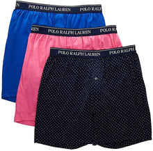 
                        
                          Load image into Gallery viewer, Polo Ralph Lauren Classic Fit w/Wicking 3-Pack Knit Boxers
                        
                      