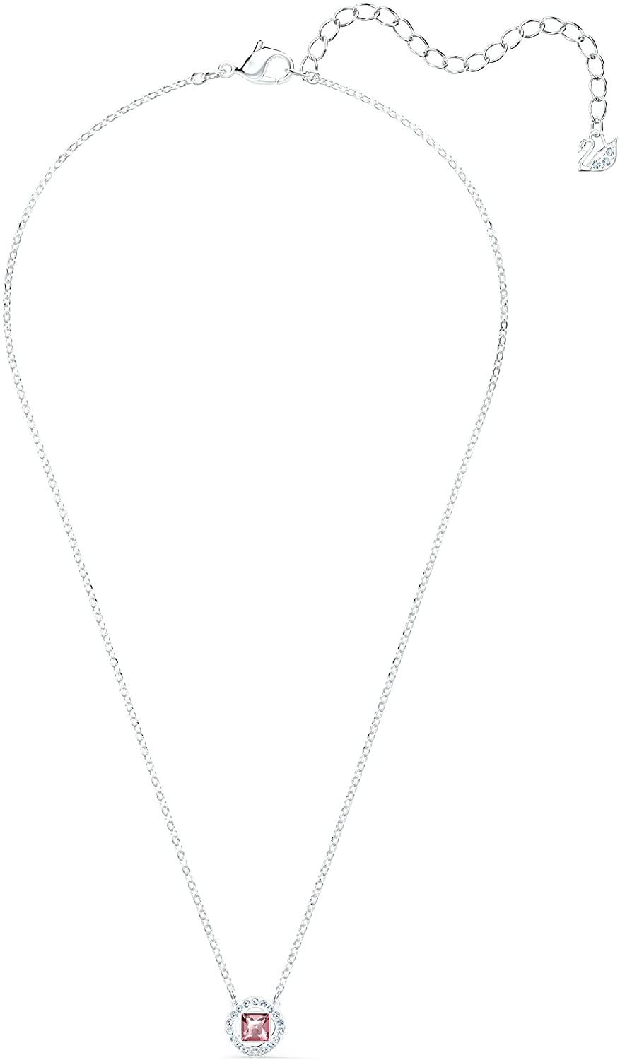 SWAROVSKI Women's Angelic Square Crystal Jewelry Collection, Pink Crystals, Blue Crystals (Amazon Exclusive) - JOY2ESpree