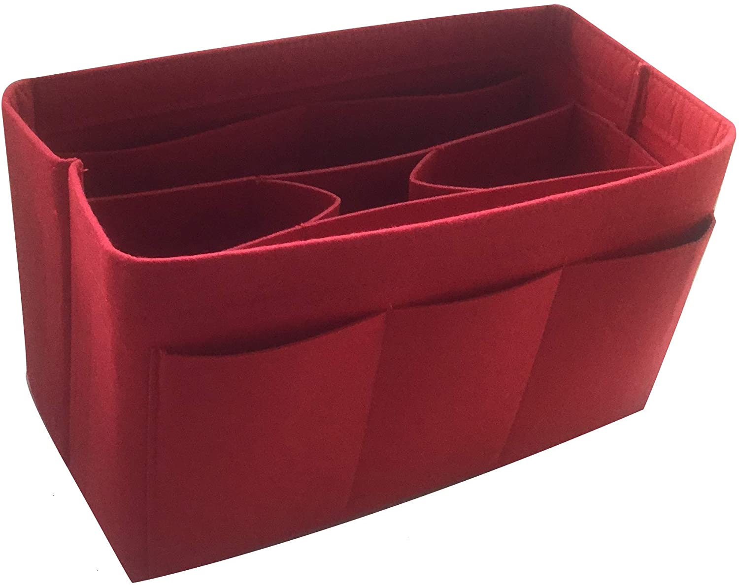 Felt Tote Bag Organizer Insert with Pockets, Handbag Purse Shaper, fits Neverfull, Speedy, Longchamp, etc.