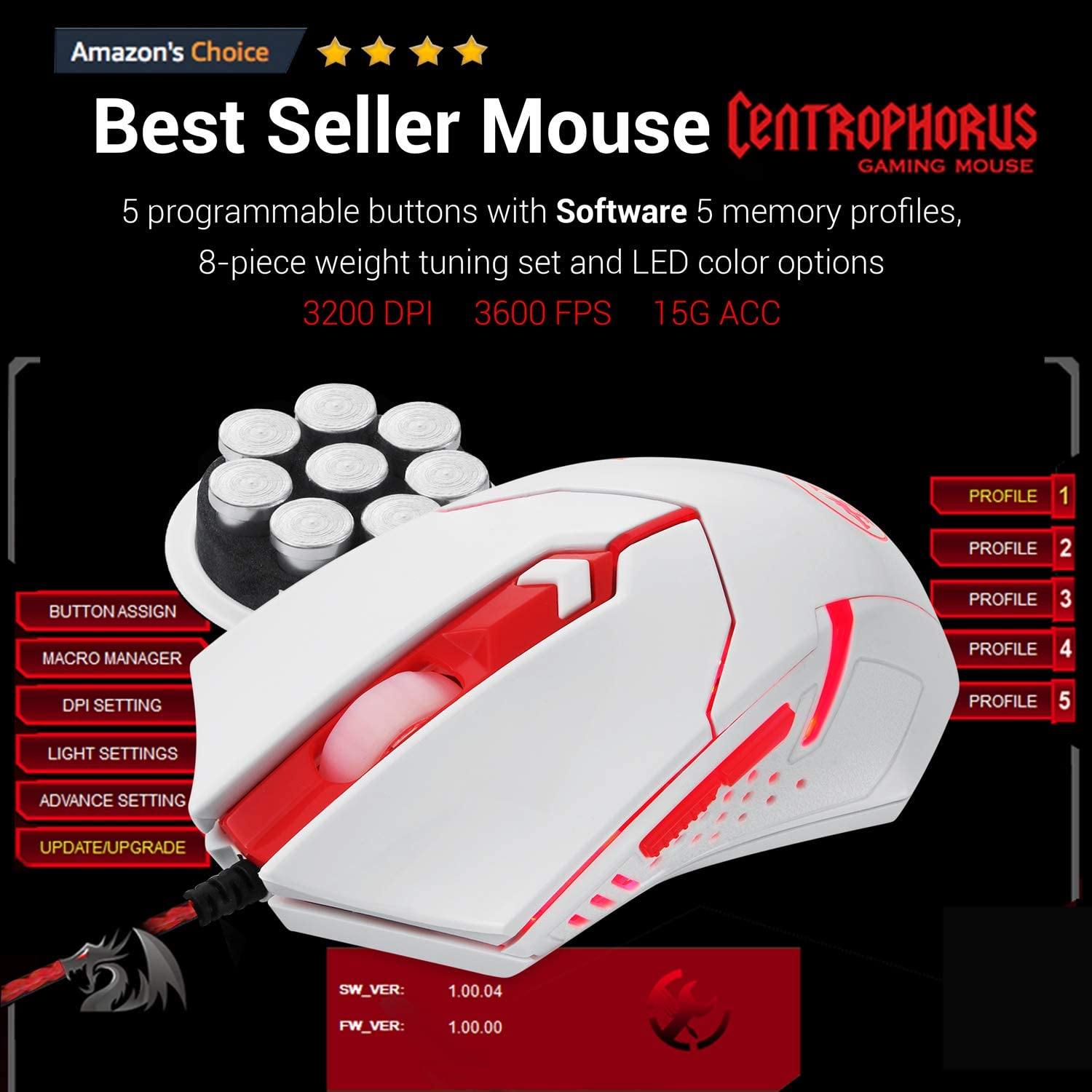 Redragon S101 Wired Gaming Keyboard and Mouse Combo RGB Backlit Gaming Keyboard - JOY2ESpree
