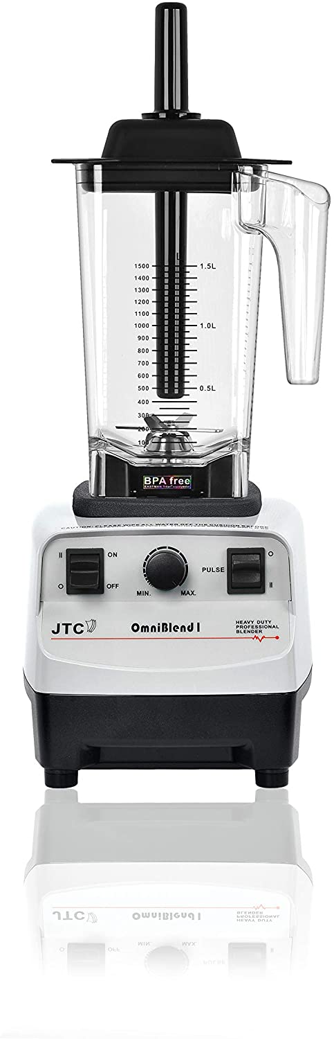 OmniBlend I Commercial Blender for Smoothies, Heavy Duty Variable Speed & Pulse - JOY2ESpree