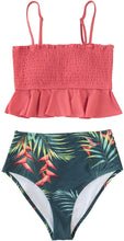 
                        
                          Muat gambar ke penampil Galeri, CUPSHE Women's High Waist Bikini Swimsuit Ruffle Smock Floral Print Two Piece Bathing Suit
                        
                      