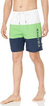 
                        
                          画像をギャラリービューアに読み込む, Nautica Men's Quick Dry Classic Logo Tri-Block Series Swim Trunk - JOY2ESpree
                        
                      