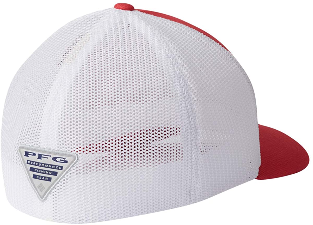 Columbia Unisex-Adult PFG Mesh Fish Flag Ball Cap
