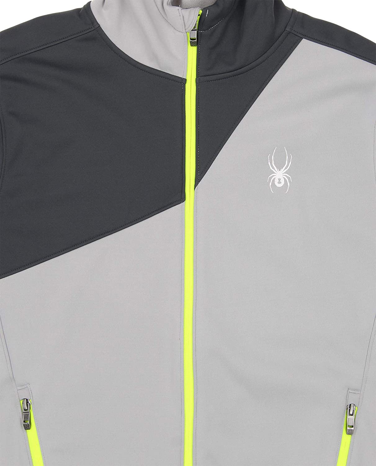 Spyder Mens Hydroweb Hooded Softshell Jacket, Color Variation