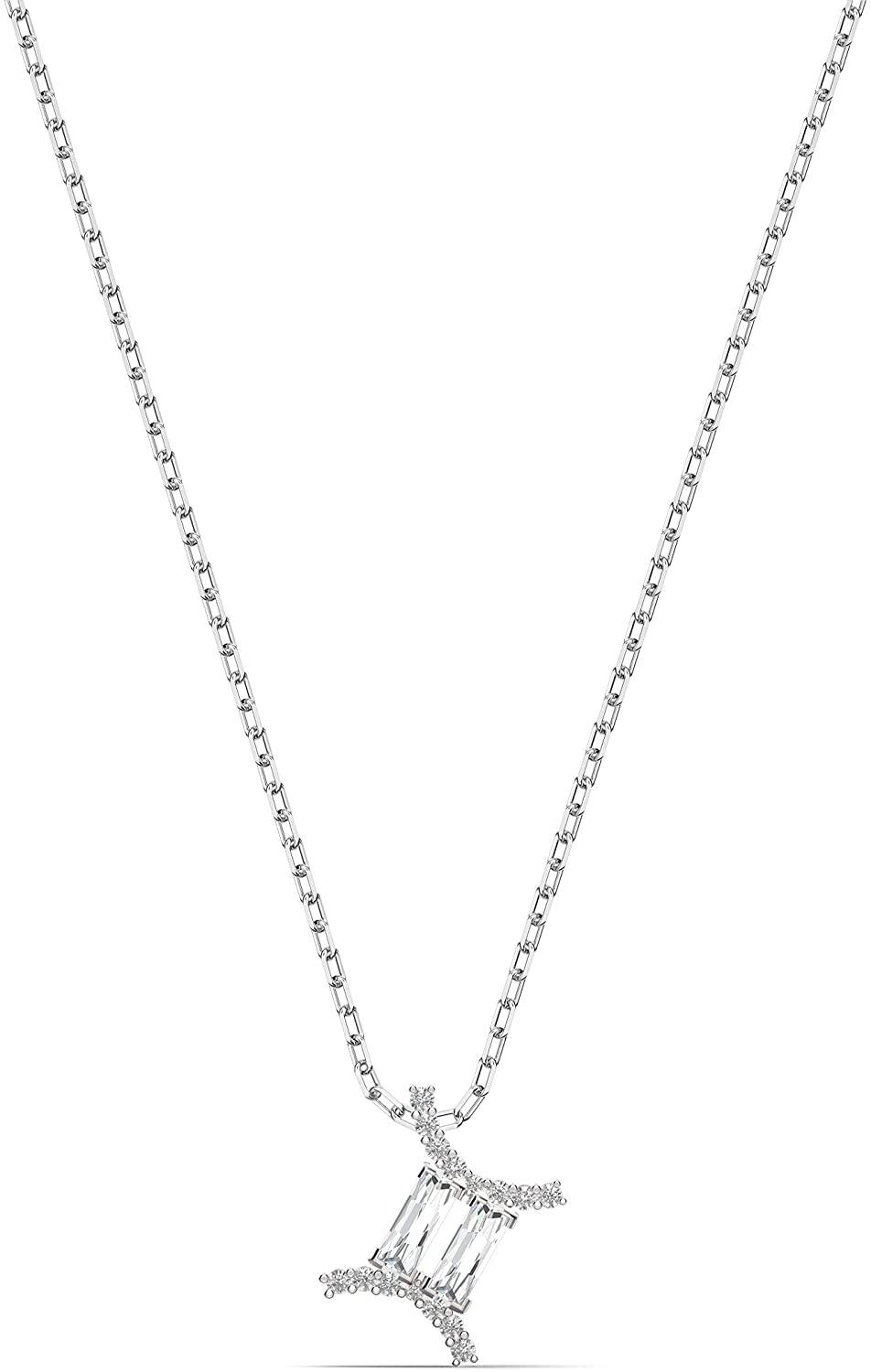 SWAROVSKI Women's All Zodiac Symbols Crystal Pendant, Mixed Metal Finish, Clear White Crystal Necklace Jewelry Collection - JOY2ESpree