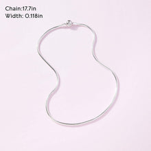 
                        
                          Load image into Gallery viewer, Pandora Jewelry Moments Snake Chain Charm Sterling Silver Necklace - JOY2ESpree
                        
                      
