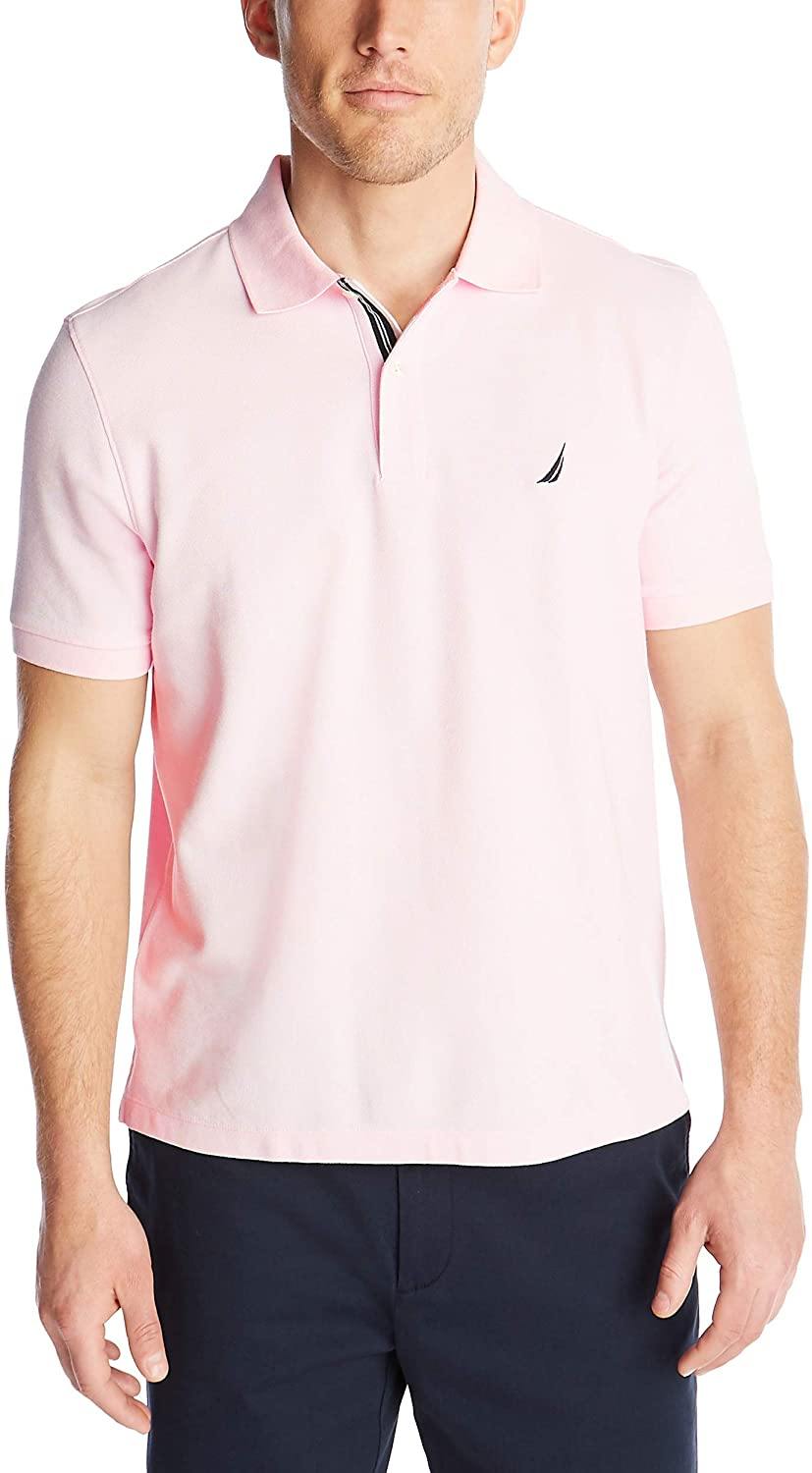 Nautica Men's Classic Short Sleeve Solid Polo Shirt - JOY2ESpree