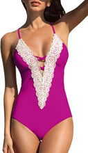 
                        
                          Muat gambar ke penampil Galeri, CUPSHE Fashion Women's Ladies Vintage Lace Bikini Sets Beach Swimwear Bathing Suit
                        
                      