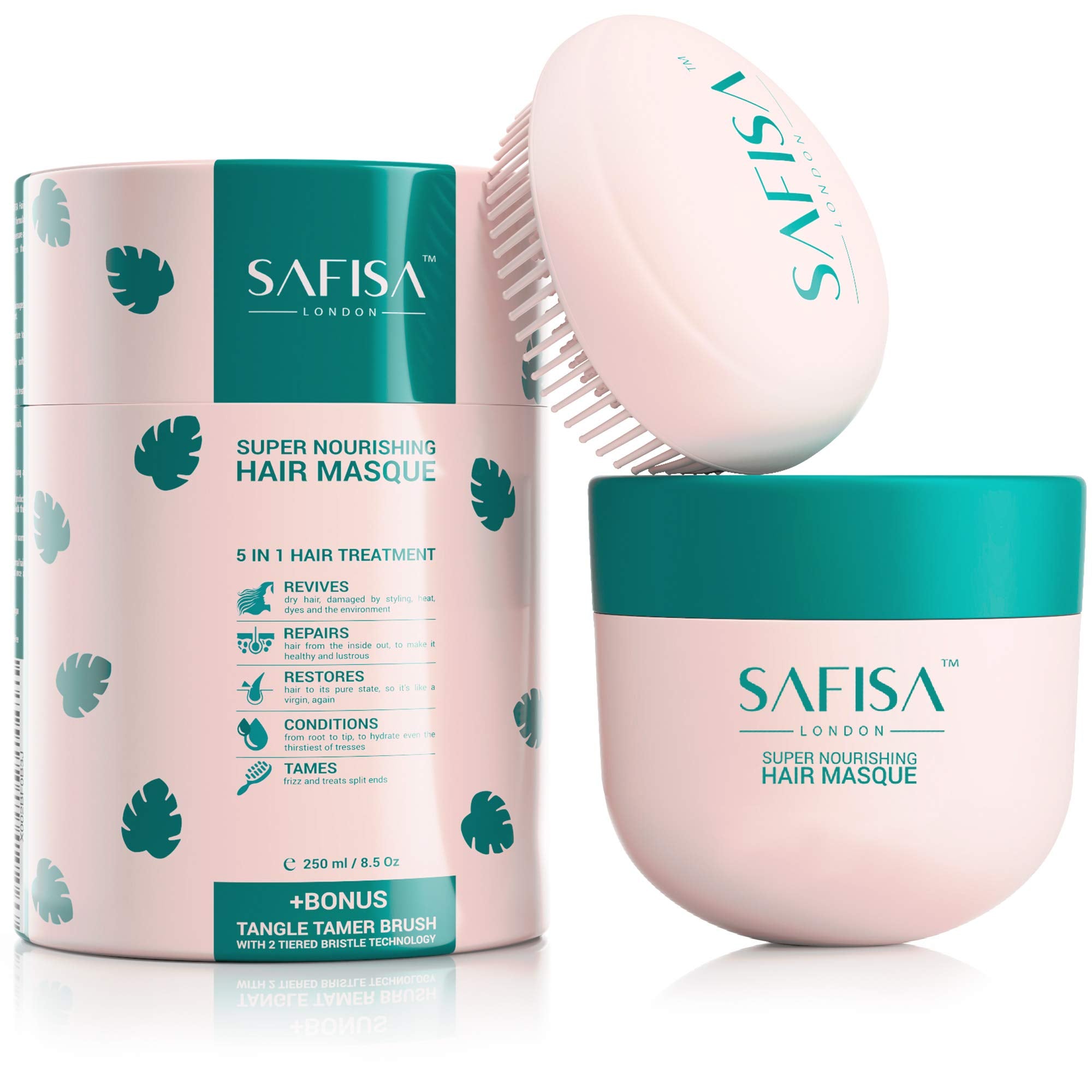 SAFISA Coconut Oil Hair Mask for Dry Damaged Hair 8.5 Oz