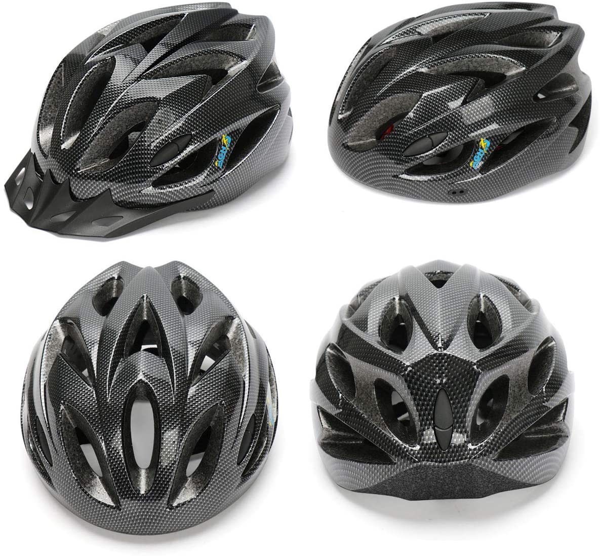 AGH Adult Adjustable Helmet,CPSC Certified for Mountain Road Bicycle Helmet with Detachable Visor for Men Women
