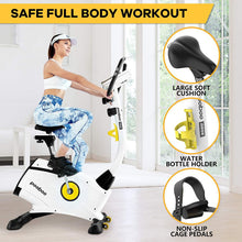 
                        
                          Cargar imagen en el visor de la galería, JKANGFIT Exercise Bike Stationary Bikes with 8-Level Magnetic Resistance and LCD Monitor, Indoor Cycling Bike 300 LB Capacity Upright Workout Bike - JOY2ESpree
                        
                      