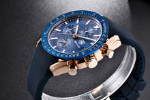 
                        
                          Muat gambar ke penampil Galeri, BENYAR Chronograph Mens Watch Quartz Movement 30M Waterproof | Leather Watch Strap
                        
                      