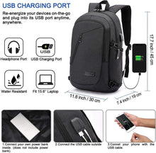 
                        
                          將圖片載入圖庫檢視器 Laptop Backpack,Business Travel Anti Theft Backpack for Men Women with USB Charging Port - JOY2ESpree
                        
                      