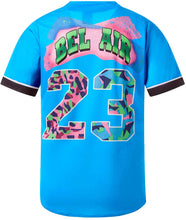 
                        
                          Muat gambar ke penampil Galeri, MOLPE 90s Hip Hop Clothing for Men and Women, Unisex Bel Air 23 Baseball Jersey, Mens Printed Urban Shirts for Party
                        
                      