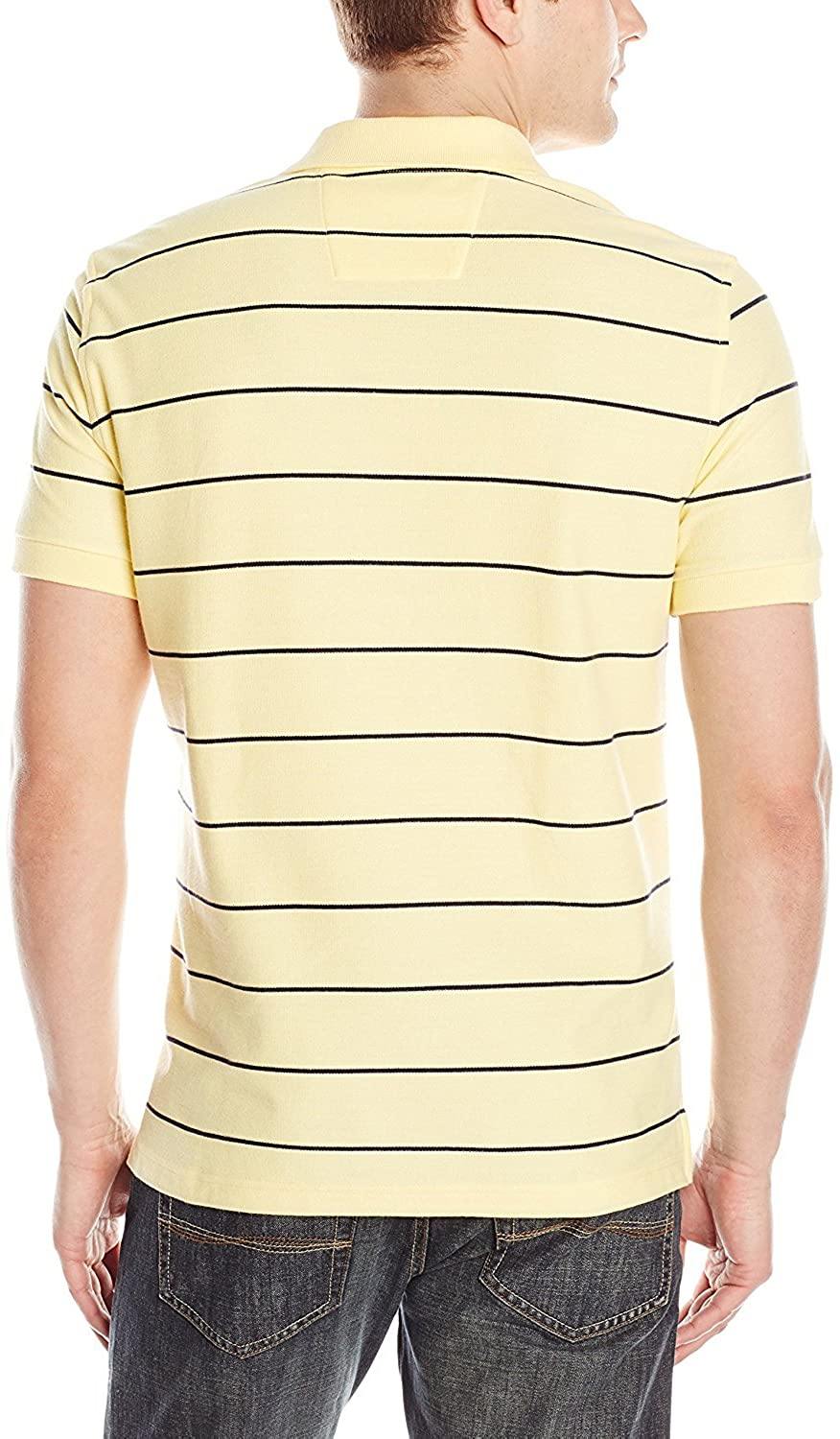 Nautica Men's Classic Short Sleeve Striped Polo T-Shirt - JOY2ESpree