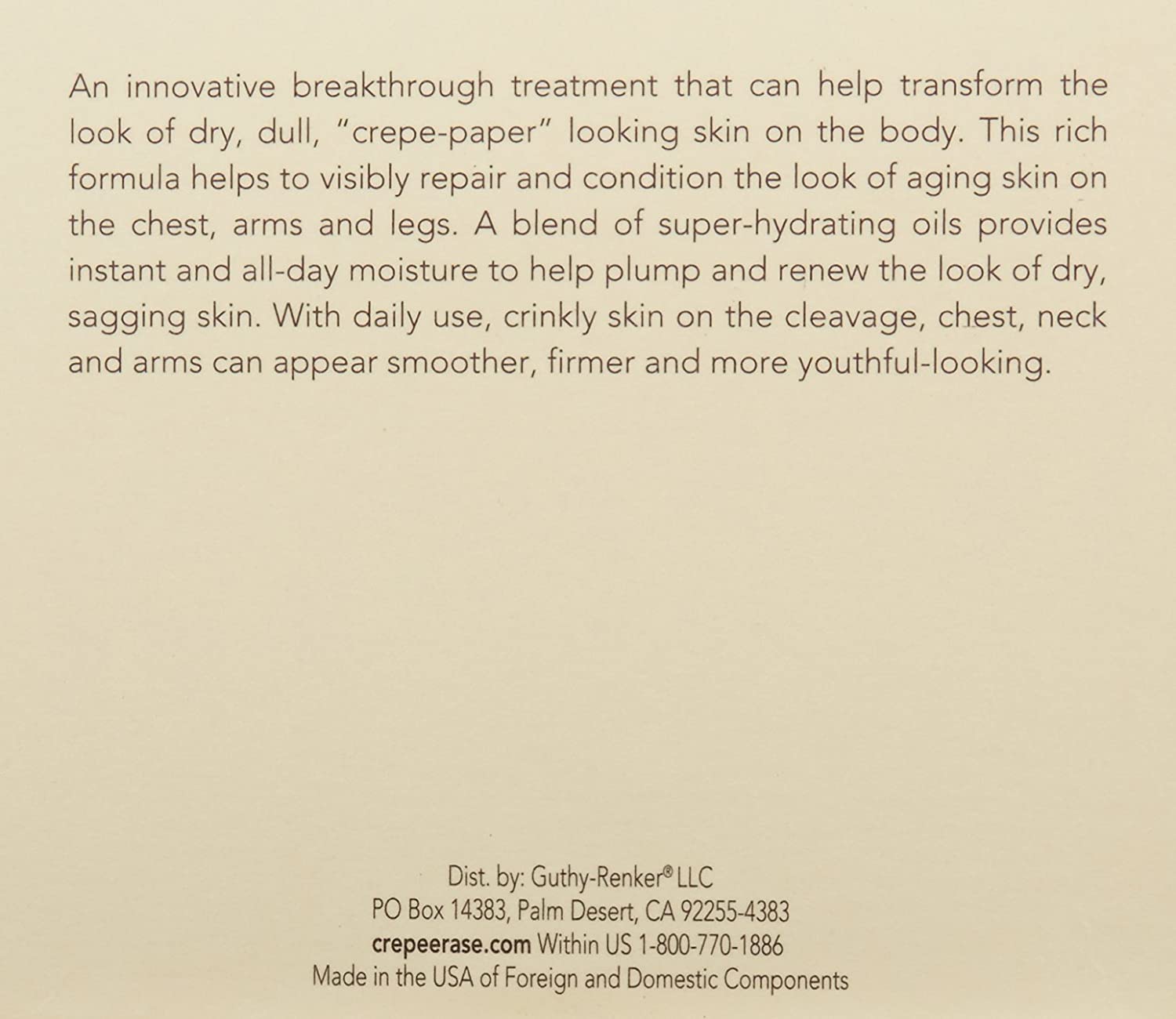 Crepe Erase Intensive Body Repair Treatment with TruFirm Complex