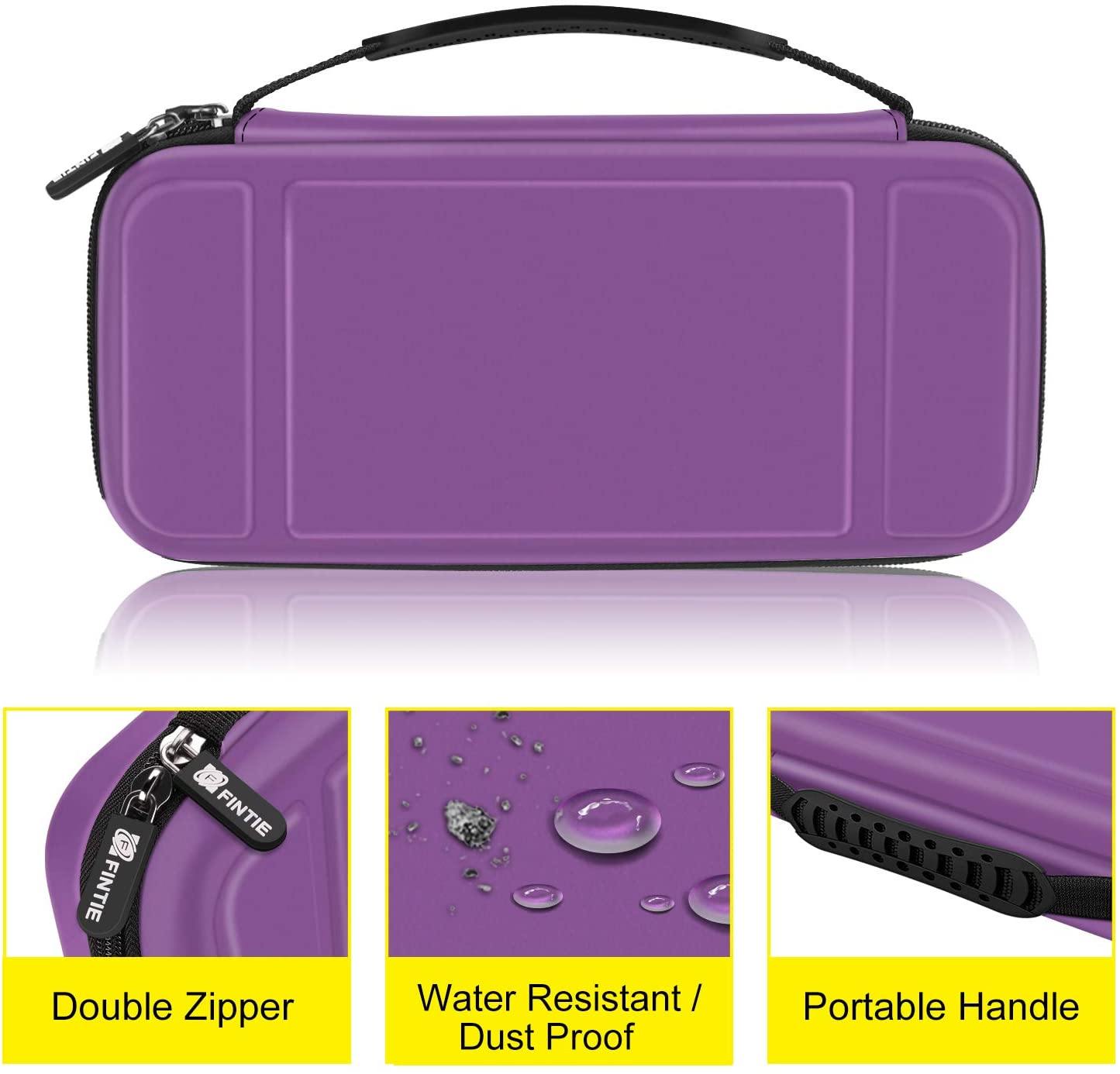 Fintie Carry Case for Nintendo Switch - [Shockproof] Hard Shell Protective Cover Travel Bag w/10 Game Card Slots - JOY2ESpree