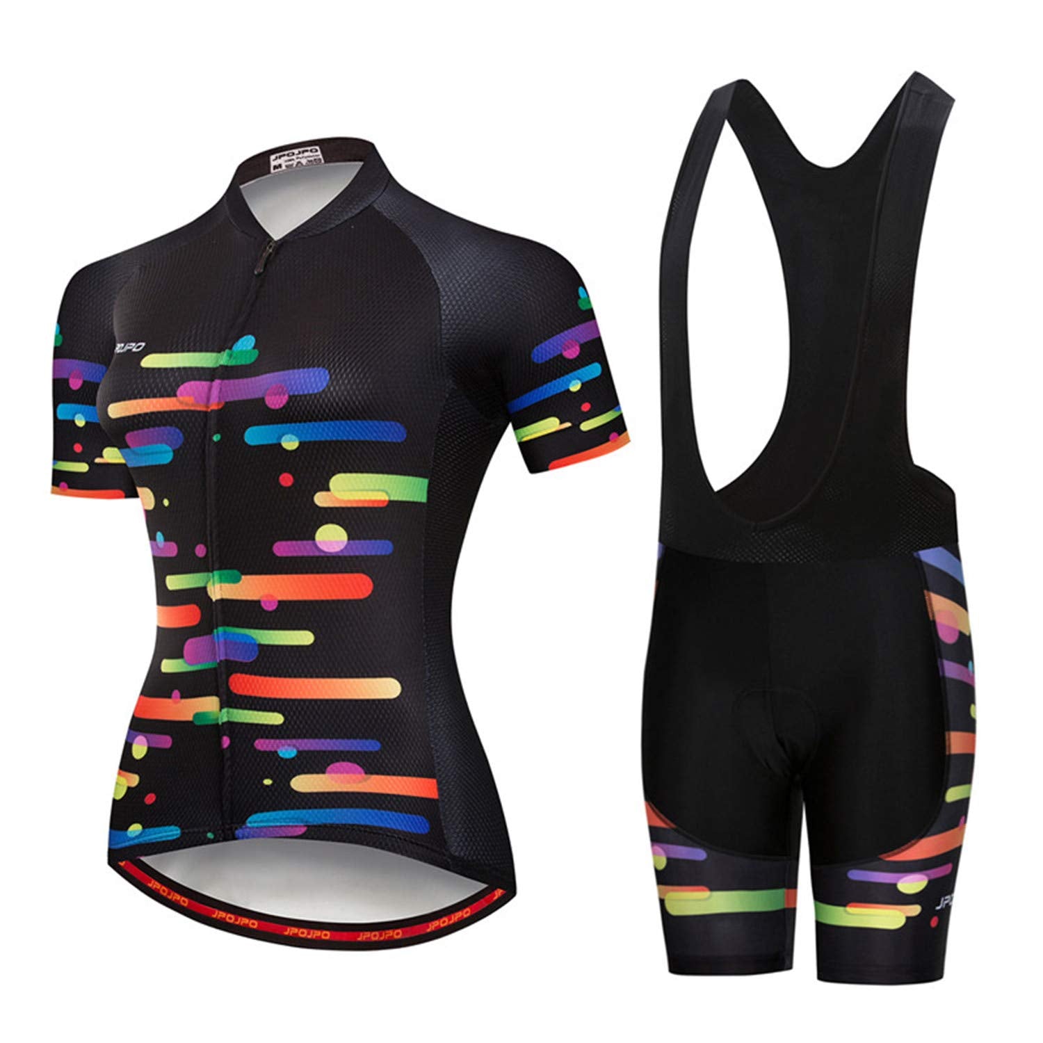 Women's Cycling Clothing Short Sleeve Bike Jersey Sets Bib Shorts Summer Cycling Sets Reflective