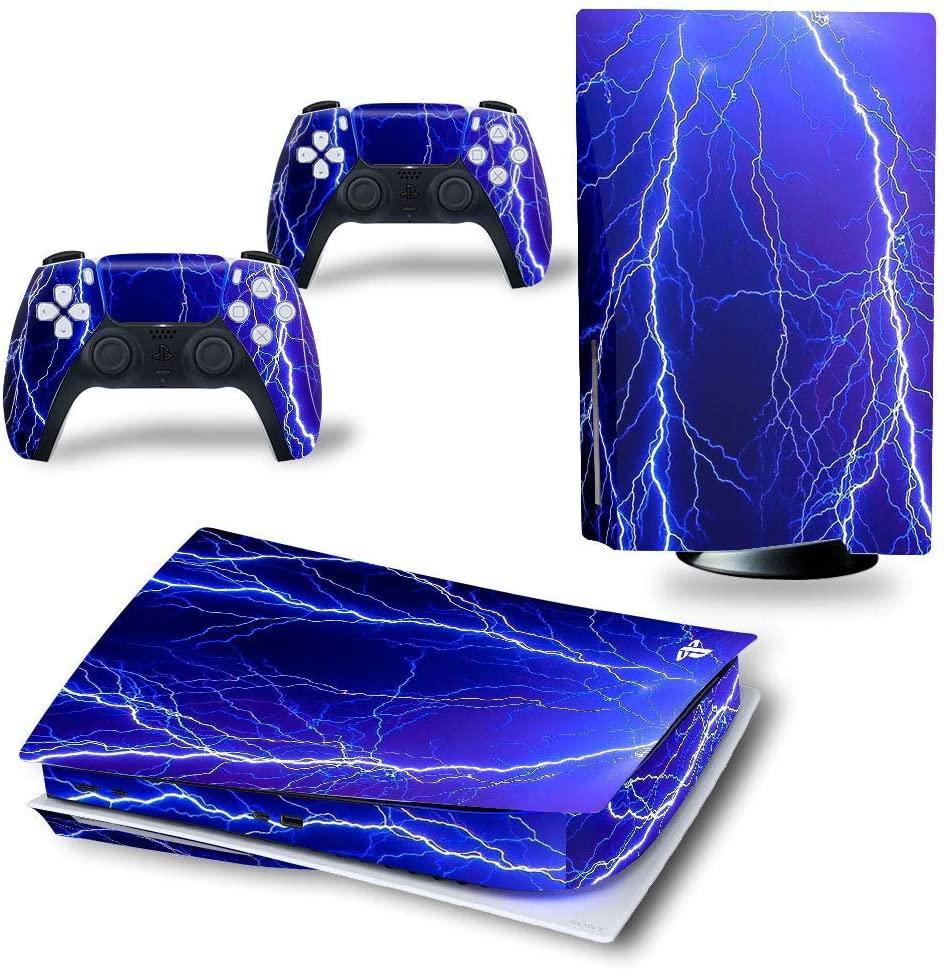 PS5 Console and Controllers Skin for Playstation 5 Disk Version - JOY2ESpree