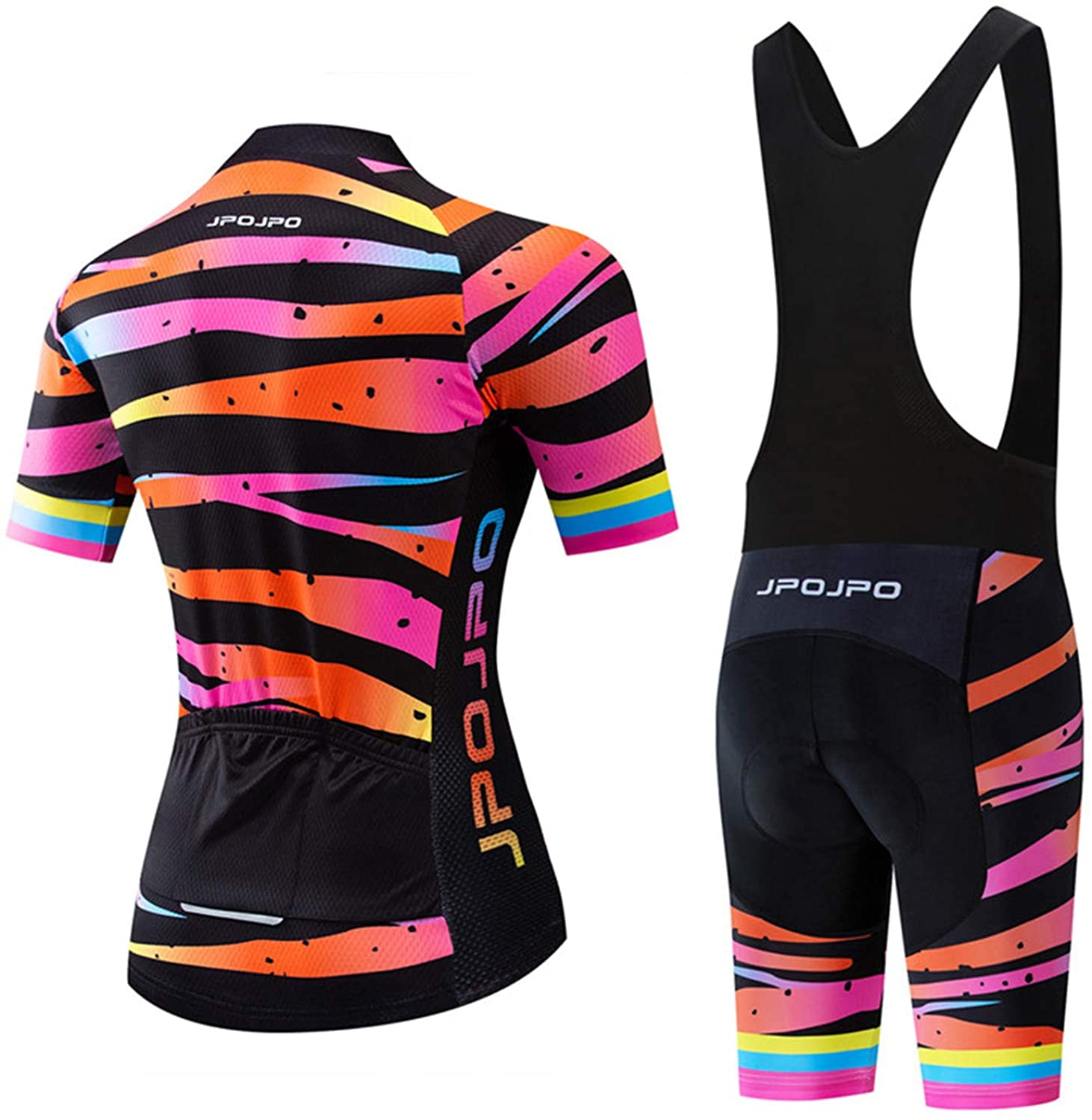Women's Cycling Clothing Short Sleeve Bike Jersey Sets Bib Shorts Summer Cycling Sets Reflective